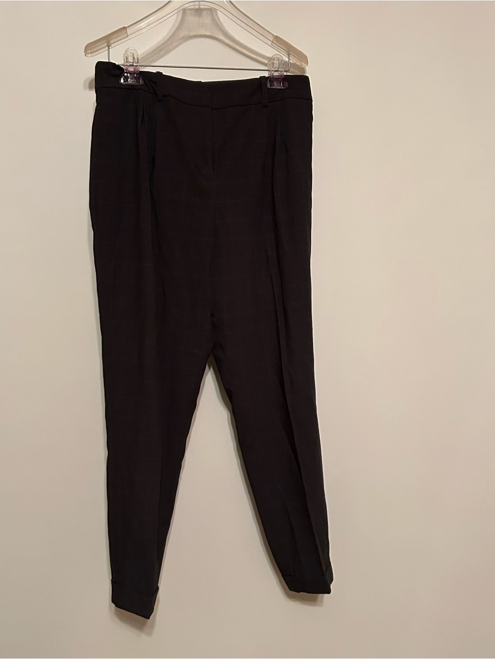 Calvin Klein Charcoal Gray Dress Pants with Silver Trim